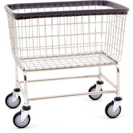 R&B WIRE PRODUCTS R&B Wire Products Large Laundry Cart, 4.5 Bushel, Chrome 200CFC